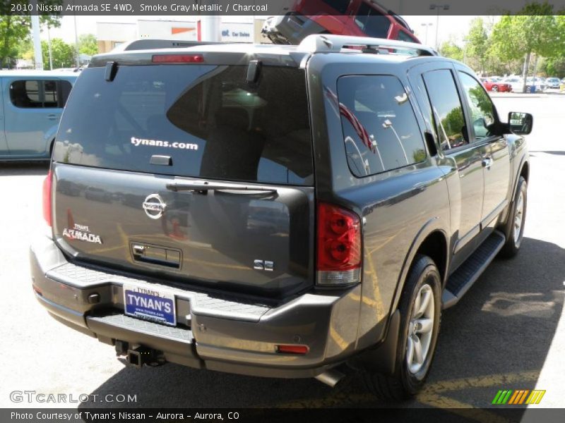 Smoke Gray Metallic / Charcoal 2010 Nissan Armada SE 4WD