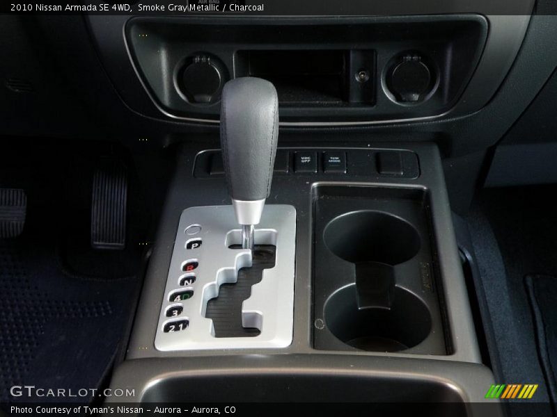 Smoke Gray Metallic / Charcoal 2010 Nissan Armada SE 4WD