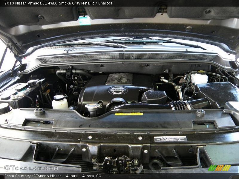 Smoke Gray Metallic / Charcoal 2010 Nissan Armada SE 4WD