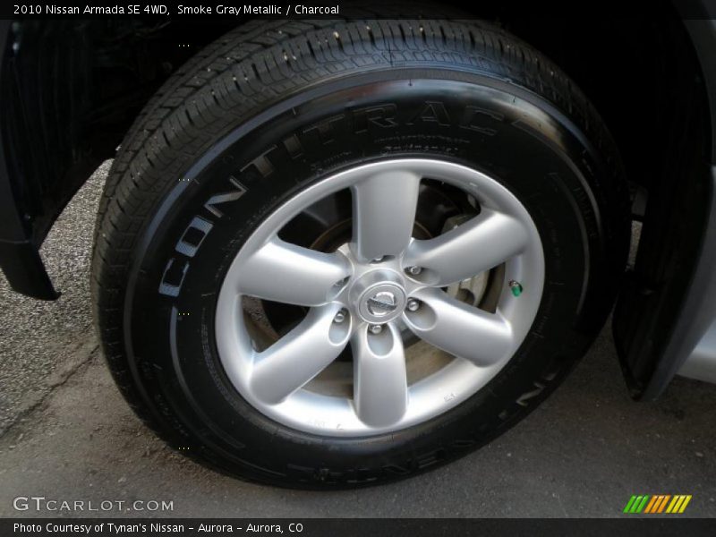 Smoke Gray Metallic / Charcoal 2010 Nissan Armada SE 4WD