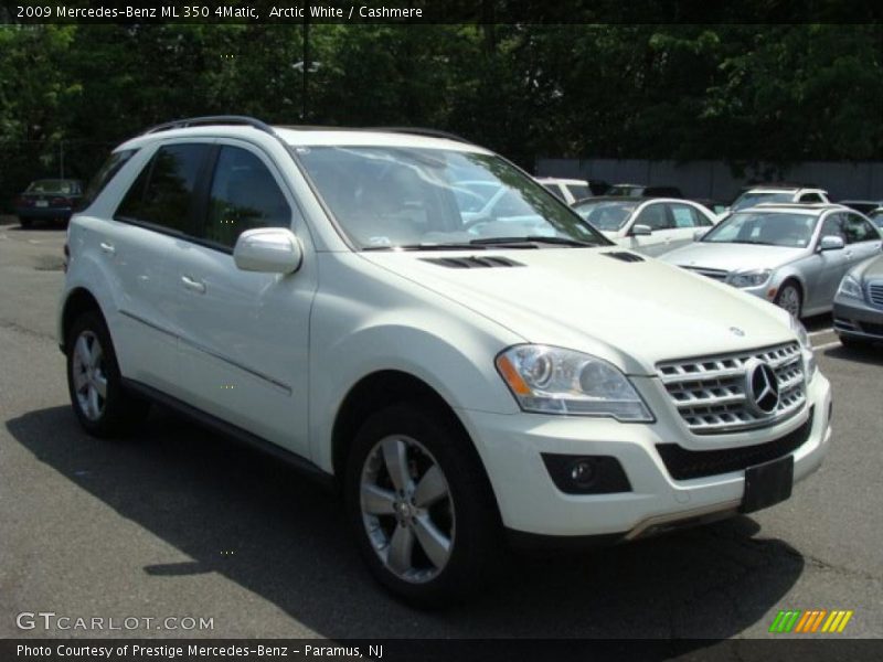 Arctic White / Cashmere 2009 Mercedes-Benz ML 350 4Matic