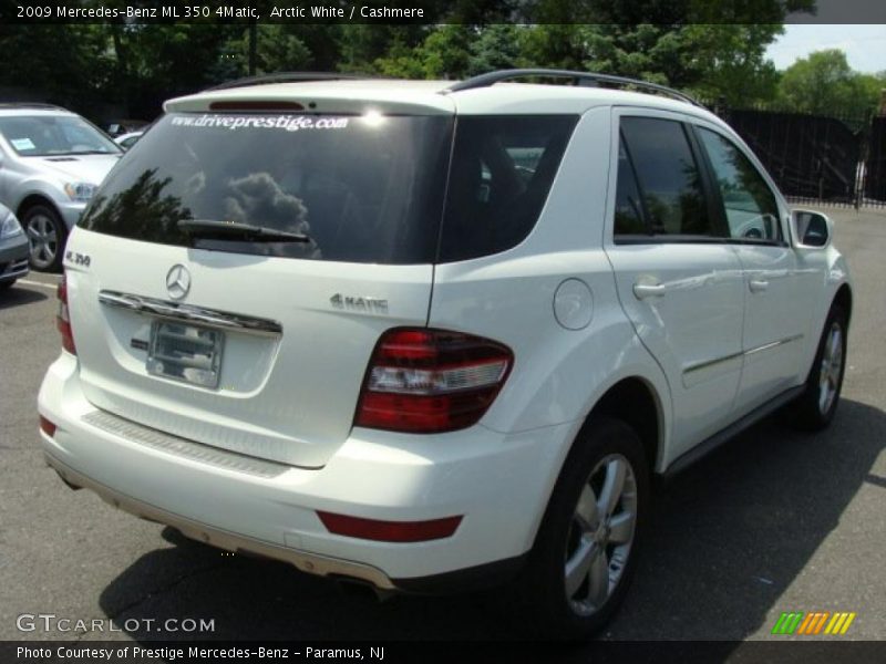 Arctic White / Cashmere 2009 Mercedes-Benz ML 350 4Matic