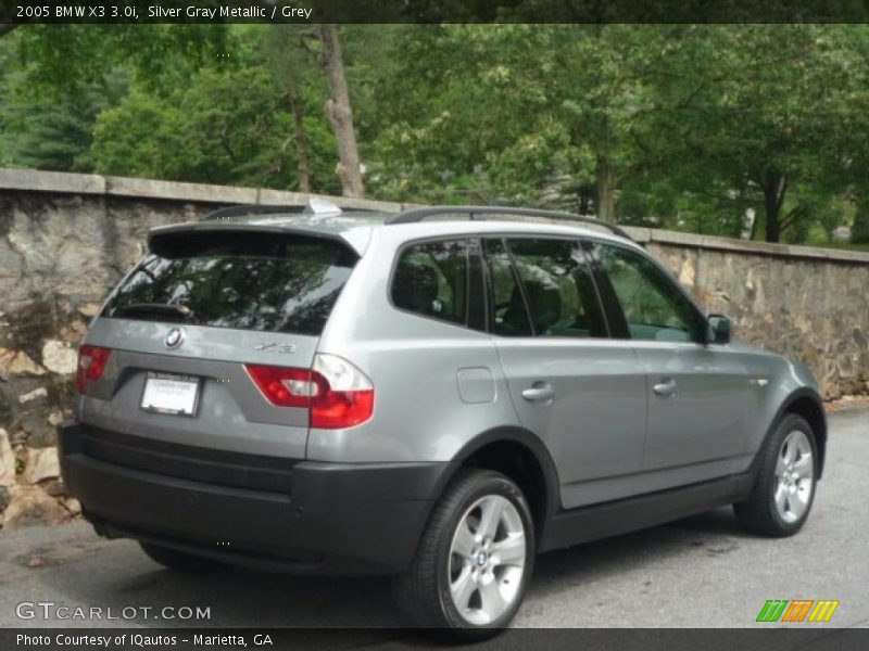 Silver Gray Metallic / Grey 2005 BMW X3 3.0i