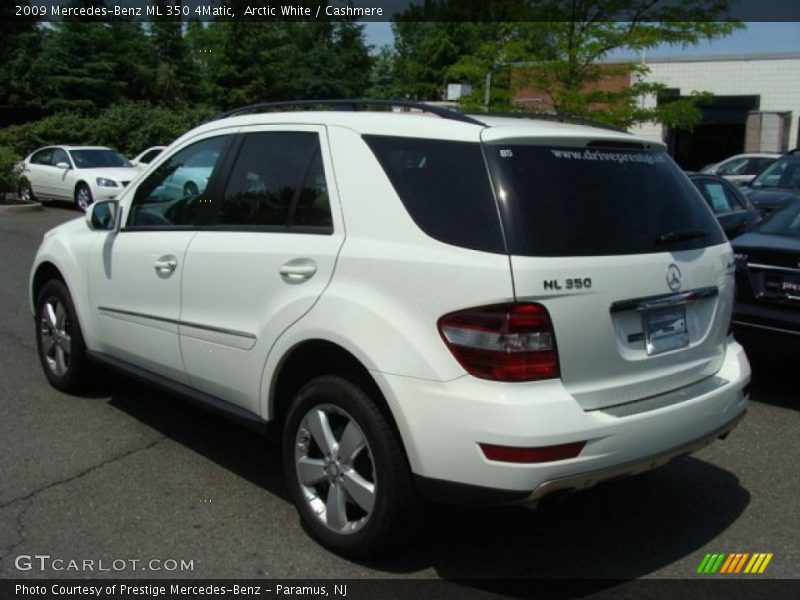 Arctic White / Cashmere 2009 Mercedes-Benz ML 350 4Matic