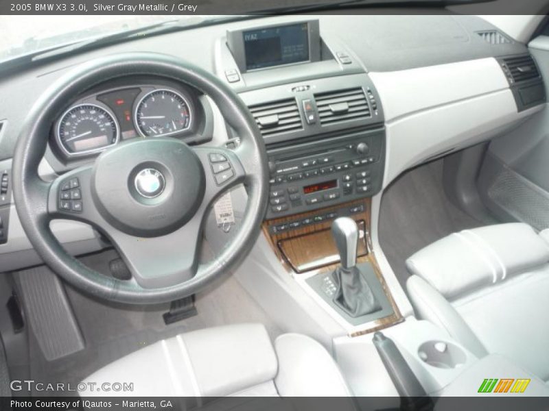 Silver Gray Metallic / Grey 2005 BMW X3 3.0i