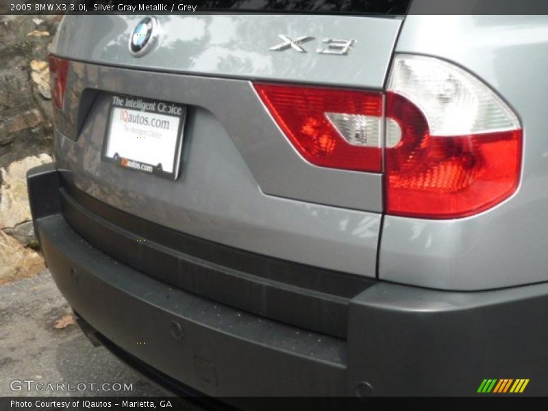 Silver Gray Metallic / Grey 2005 BMW X3 3.0i