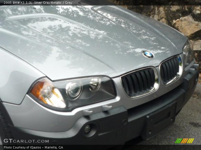Silver Gray Metallic / Grey 2005 BMW X3 3.0i
