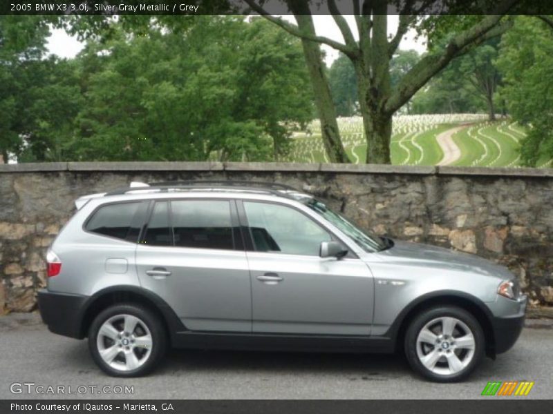 Silver Gray Metallic / Grey 2005 BMW X3 3.0i