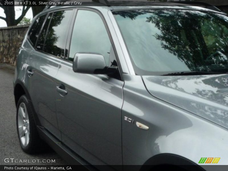 Silver Gray Metallic / Grey 2005 BMW X3 3.0i