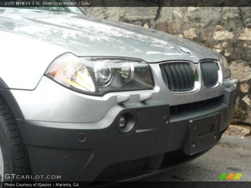 Silver Gray Metallic / Grey 2005 BMW X3 3.0i