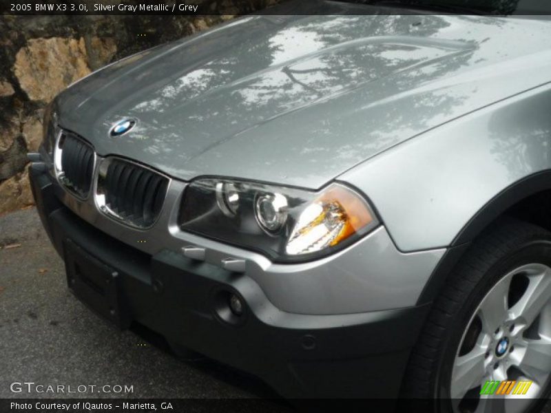 Silver Gray Metallic / Grey 2005 BMW X3 3.0i