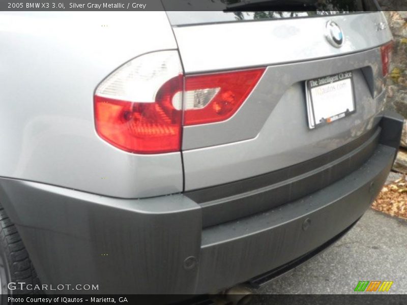 Silver Gray Metallic / Grey 2005 BMW X3 3.0i