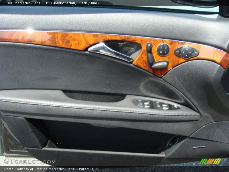 Black / Black 2008 Mercedes-Benz E 350 4Matic Sedan