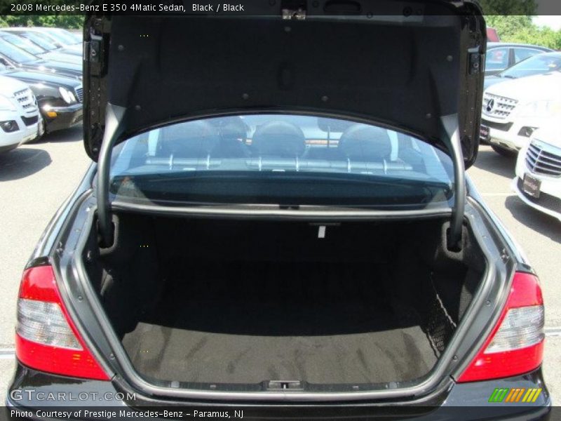 Black / Black 2008 Mercedes-Benz E 350 4Matic Sedan
