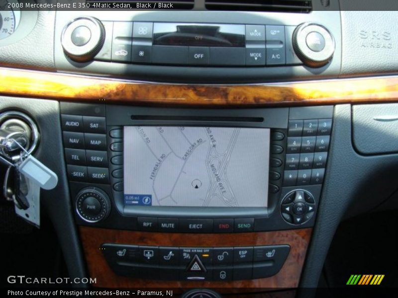 Black / Black 2008 Mercedes-Benz E 350 4Matic Sedan