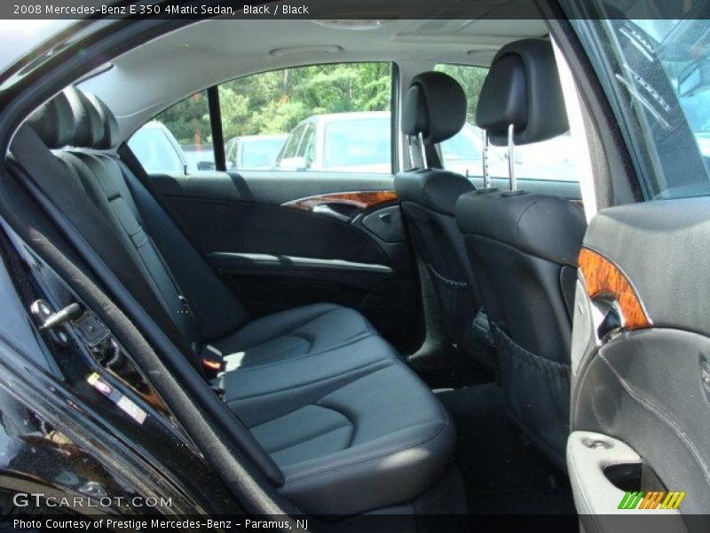 Black / Black 2008 Mercedes-Benz E 350 4Matic Sedan