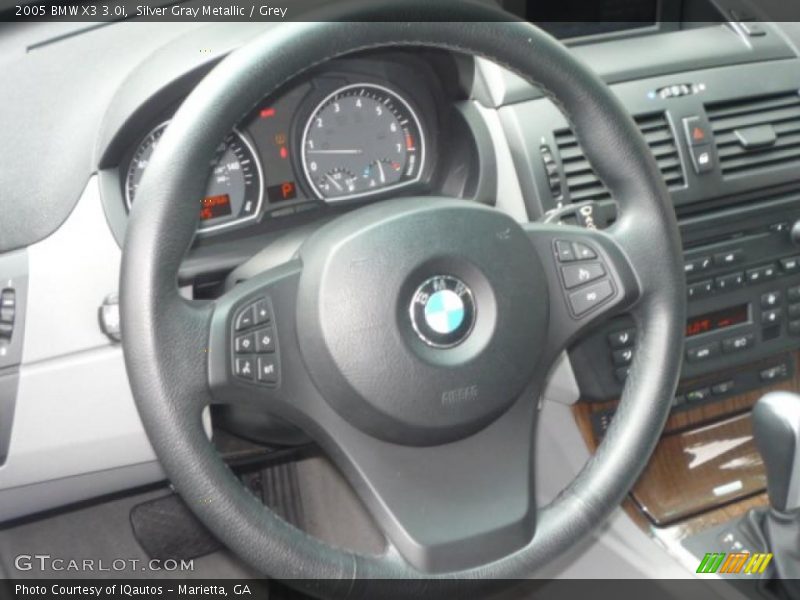 Silver Gray Metallic / Grey 2005 BMW X3 3.0i