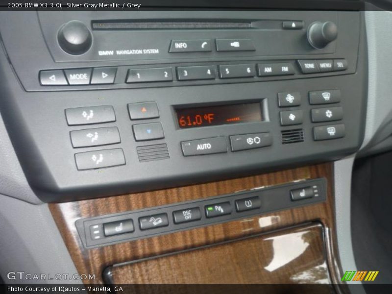 Silver Gray Metallic / Grey 2005 BMW X3 3.0i