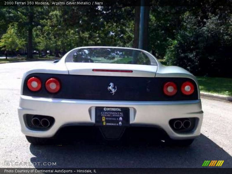 Argento (Silver Metallic) / Nero 2000 Ferrari 360 Modena