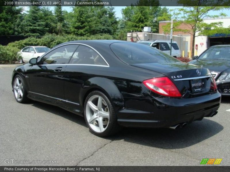 Black / Cashmere/Savanna 2008 Mercedes-Benz CL 63 AMG