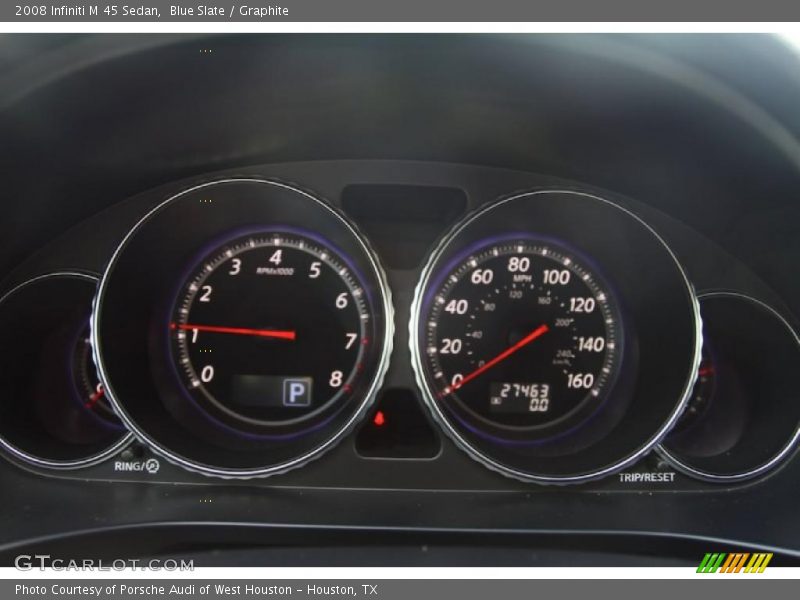 Blue Slate / Graphite 2008 Infiniti M 45 Sedan