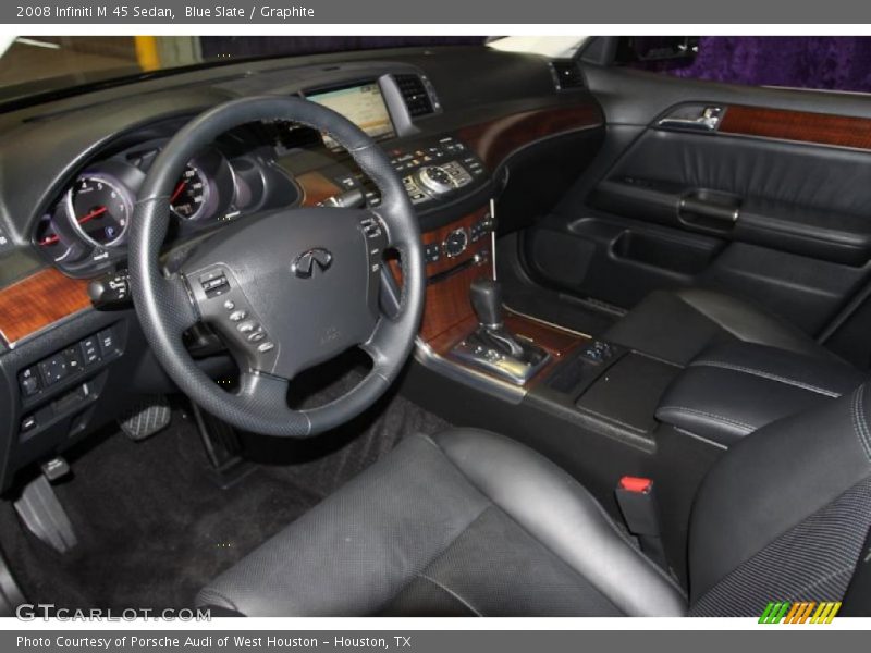 Blue Slate / Graphite 2008 Infiniti M 45 Sedan
