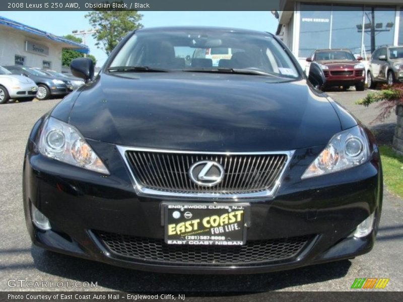 Obsidian Black / Black 2008 Lexus IS 250 AWD