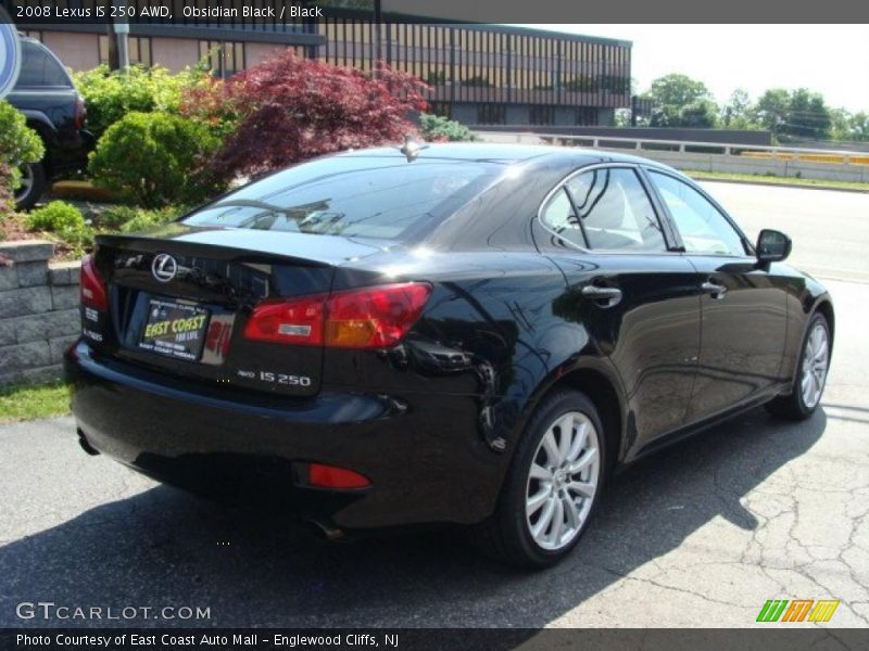 Obsidian Black / Black 2008 Lexus IS 250 AWD