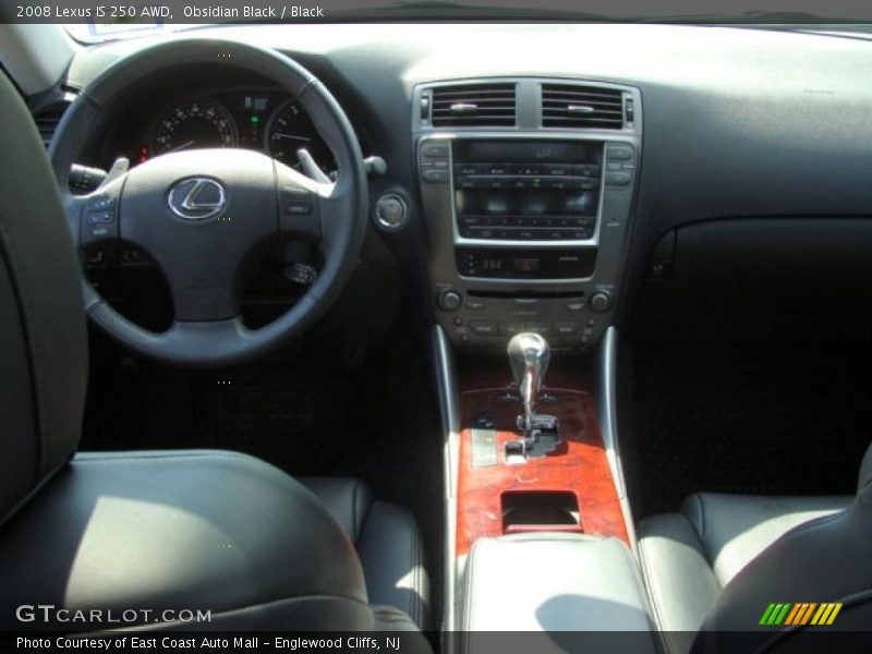 Obsidian Black / Black 2008 Lexus IS 250 AWD