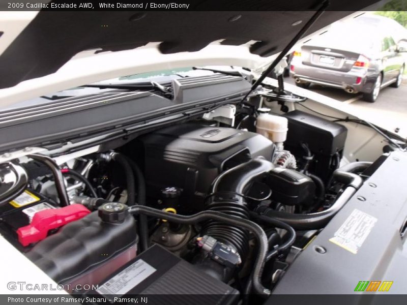 White Diamond / Ebony/Ebony 2009 Cadillac Escalade AWD