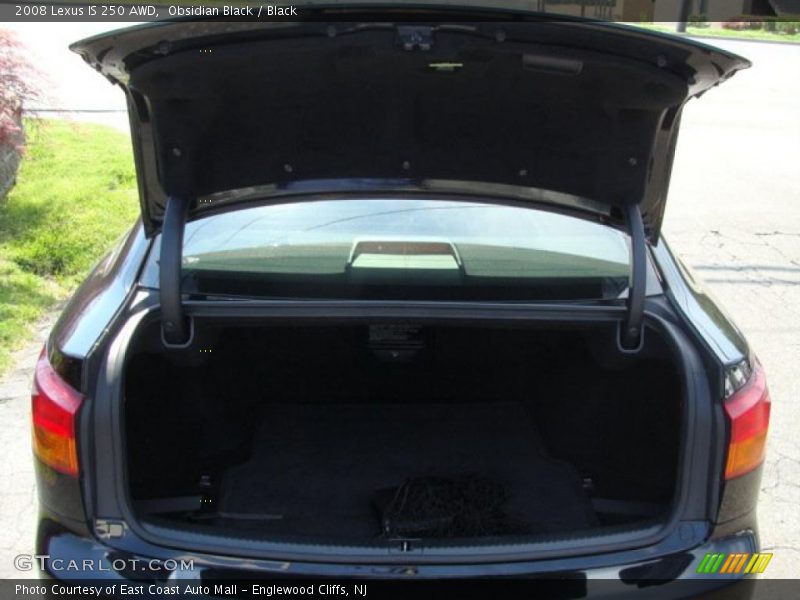 Obsidian Black / Black 2008 Lexus IS 250 AWD