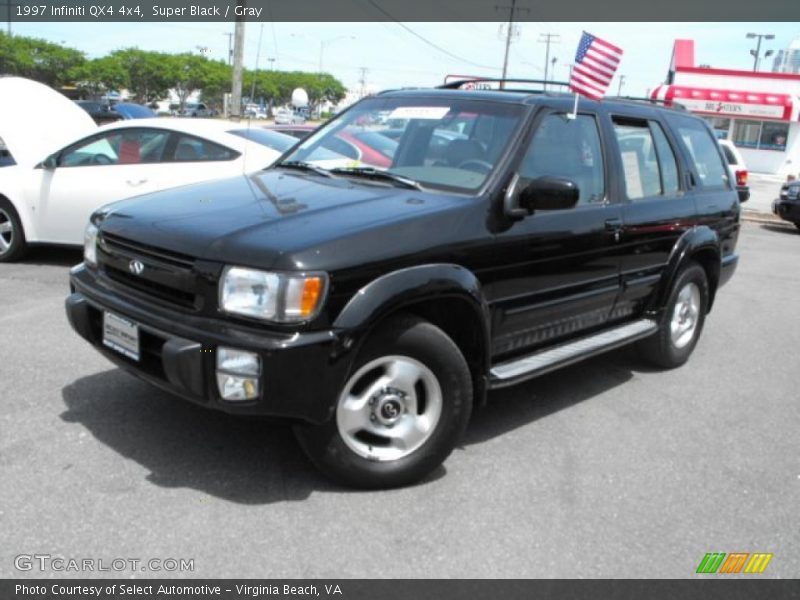 Super Black / Gray 1997 Infiniti QX4 4x4