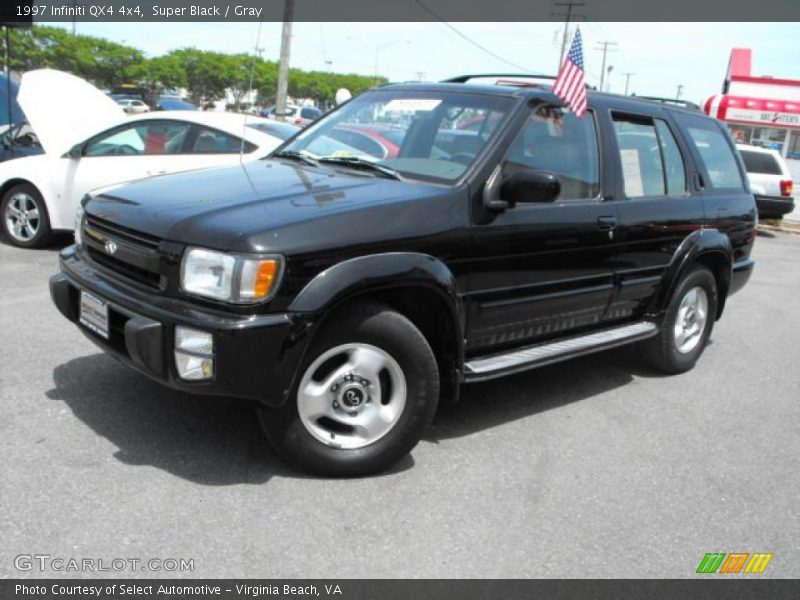 Super Black / Gray 1997 Infiniti QX4 4x4