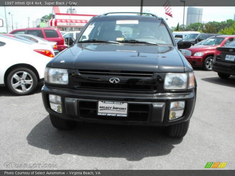 Super Black / Gray 1997 Infiniti QX4 4x4