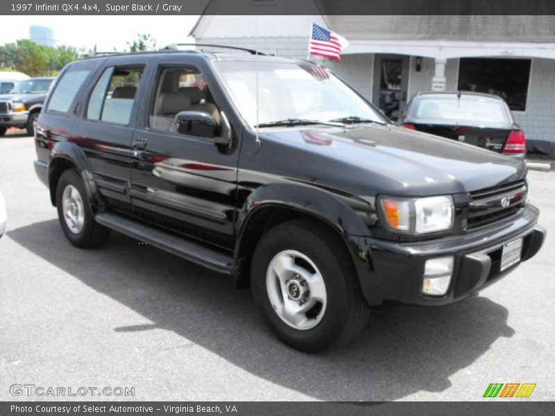Super Black / Gray 1997 Infiniti QX4 4x4