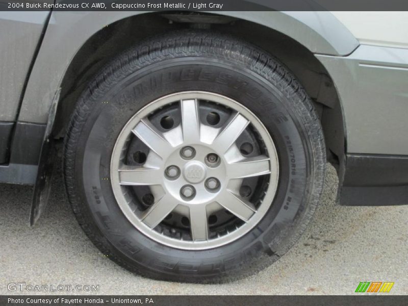 Cappuccino Frost Metallic / Light Gray 2004 Buick Rendezvous CX AWD
