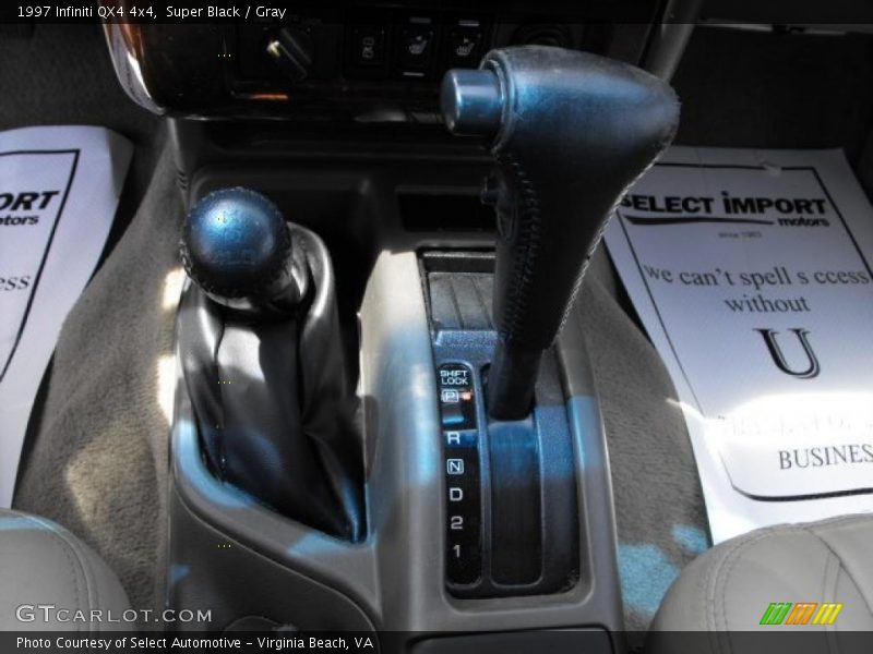 Super Black / Gray 1997 Infiniti QX4 4x4