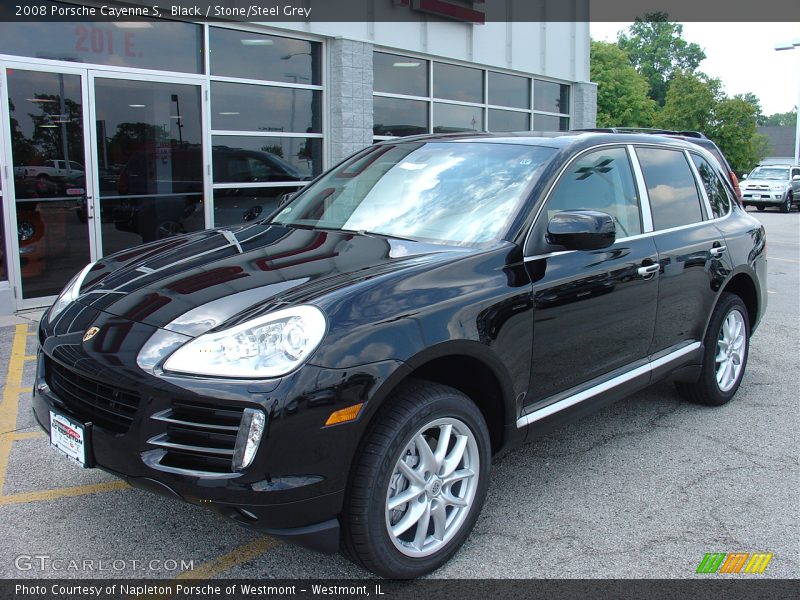 Black / Stone/Steel Grey 2008 Porsche Cayenne S