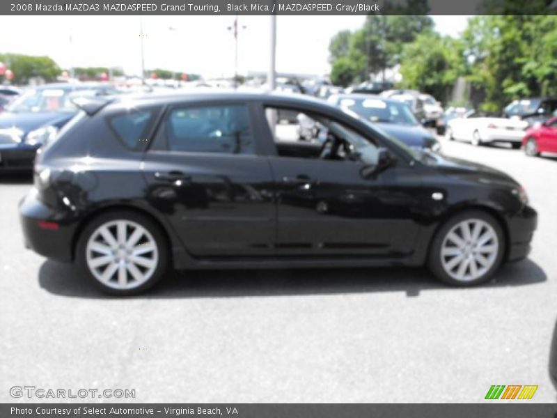 Black Mica / MAZDASPEED Gray/Black 2008 Mazda MAZDA3 MAZDASPEED Grand Touring