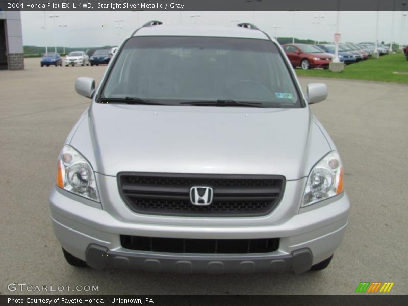 Starlight Silver Metallic / Gray 2004 Honda Pilot EX-L 4WD