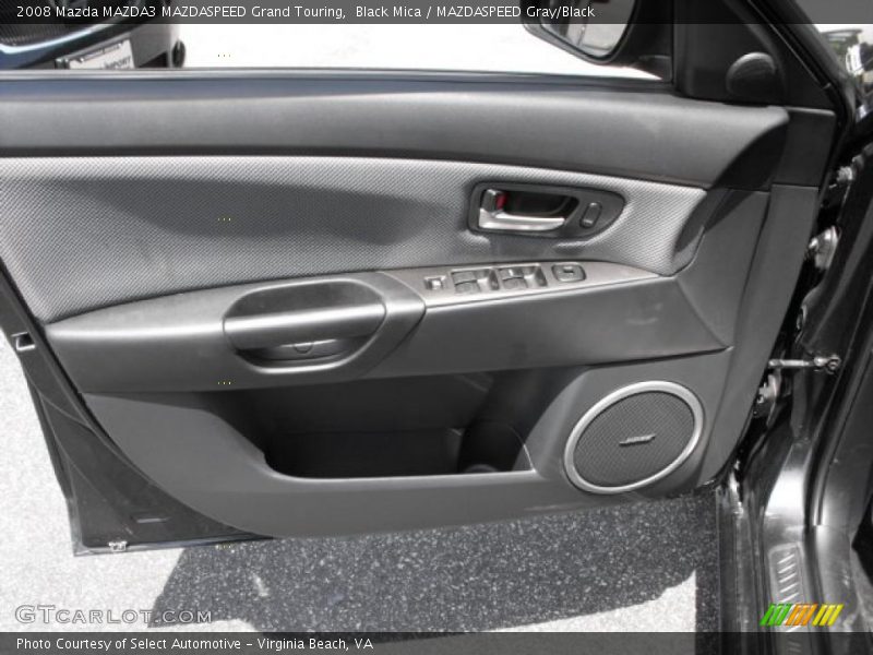 Black Mica / MAZDASPEED Gray/Black 2008 Mazda MAZDA3 MAZDASPEED Grand Touring