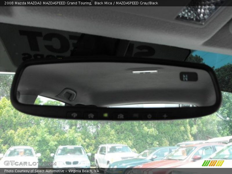 Black Mica / MAZDASPEED Gray/Black 2008 Mazda MAZDA3 MAZDASPEED Grand Touring