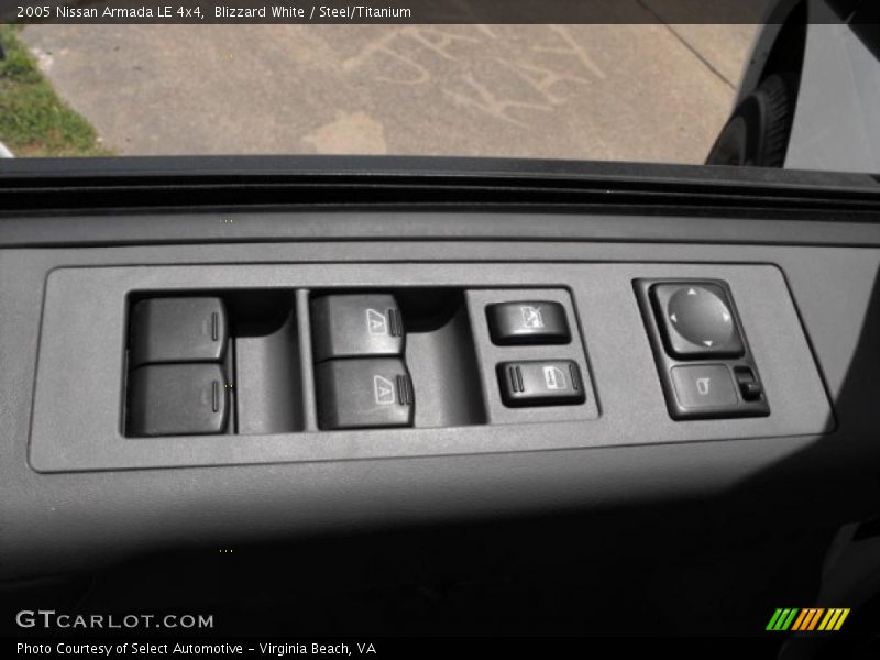 Blizzard White / Steel/Titanium 2005 Nissan Armada LE 4x4