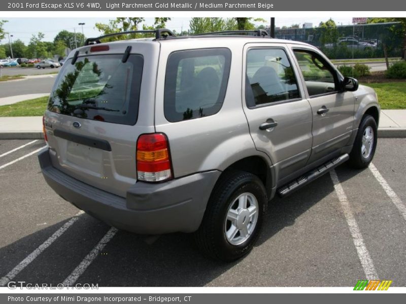Light Parchment Gold Metallic / Medium Parchment Beige 2001 Ford Escape XLS V6 4WD