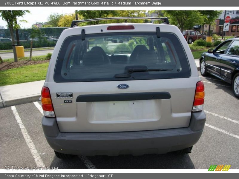 Light Parchment Gold Metallic / Medium Parchment Beige 2001 Ford Escape XLS V6 4WD