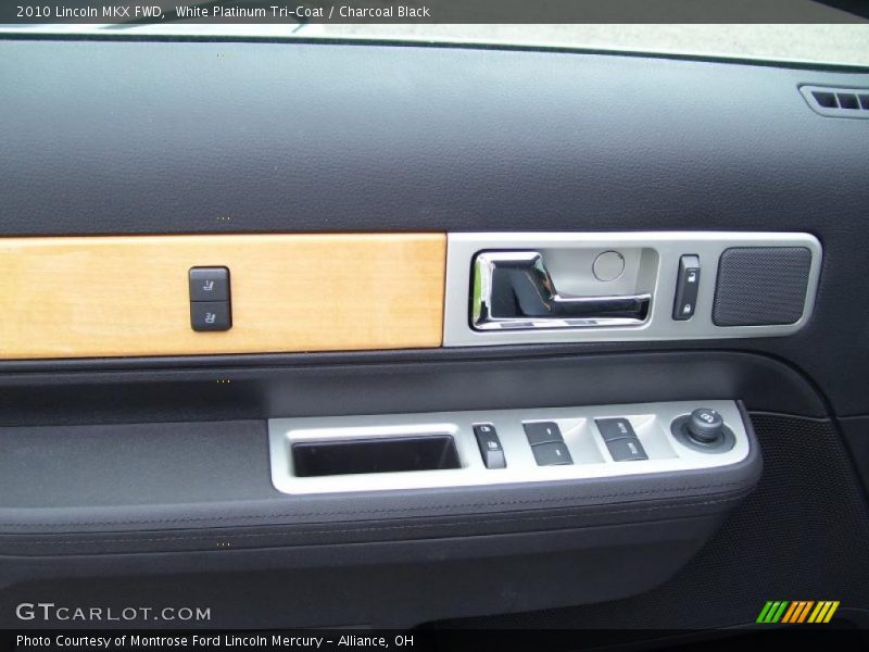 White Platinum Tri-Coat / Charcoal Black 2010 Lincoln MKX FWD