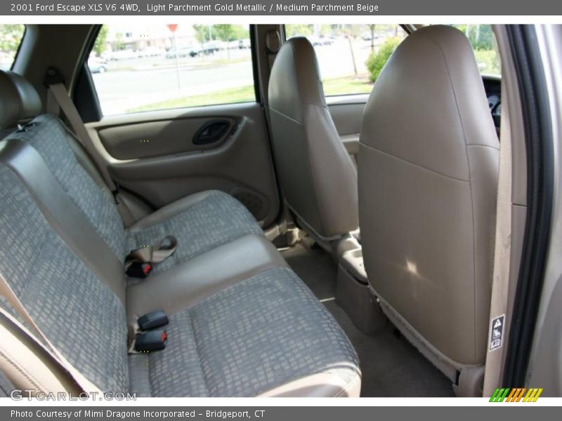 Light Parchment Gold Metallic / Medium Parchment Beige 2001 Ford Escape XLS V6 4WD