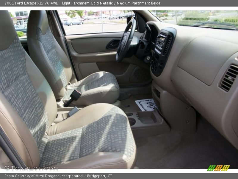 Light Parchment Gold Metallic / Medium Parchment Beige 2001 Ford Escape XLS V6 4WD