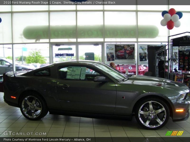 Sterling Grey Metallic / Charcoal Black 2010 Ford Mustang Roush Stage 1 Coupe