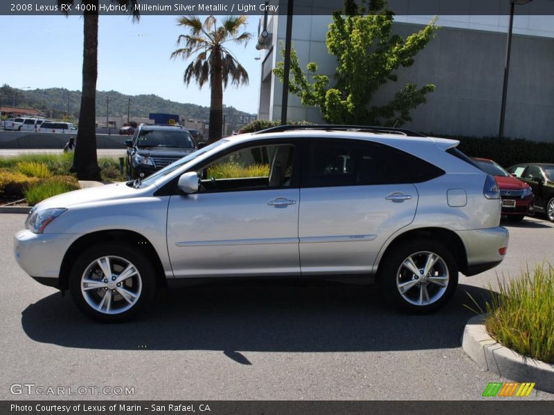 Millenium Silver Metallic / Light Gray 2008 Lexus RX 400h Hybrid